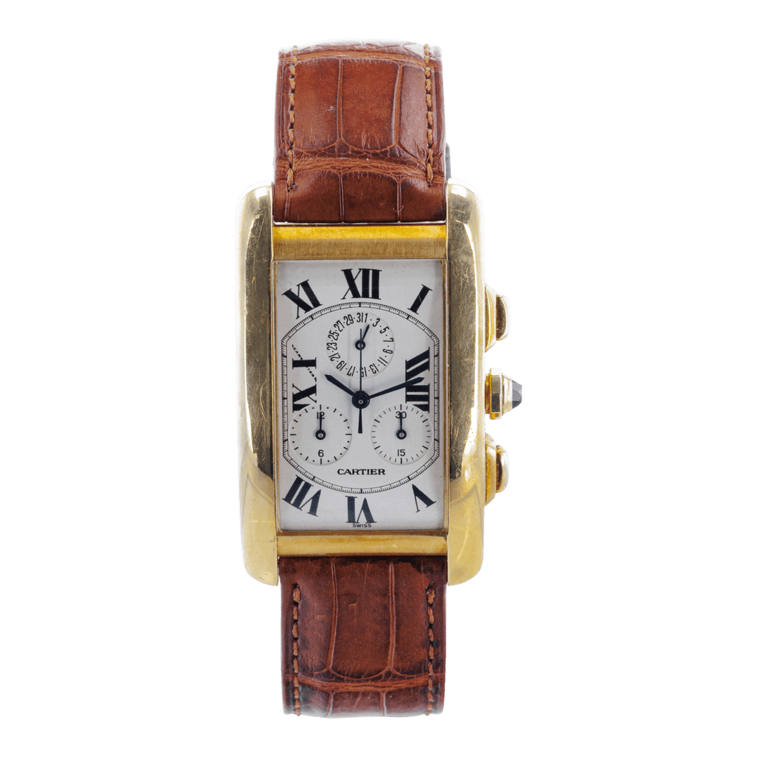 Tank Americane Chronograph Date 18k